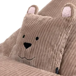 Zitzakken-icon - Kinderzitzak Stoel Teddybeer - Ribfluweel - Bruin