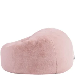 Zitzakken-icon - Kingston Zitzak Fauteuil - Fluffy Pluche Imitatiebont - Oud roze