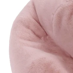 Zitzakken-icon - Kingston Zitzak Fauteuil - Fluffy Pluche Imitatiebont - Oud roze