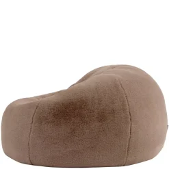 Zitzakken-icon - Kingston Zitzak Fauteuil - Fluffy Pluche Imitatiebont - Mocha