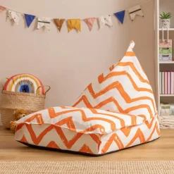 Zitzakken-icon - Lounge Kinderzitzak Stoel - Binnen - Buiten - Oranje