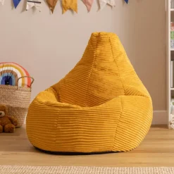 icon Kinderzitzakken Dalton - Corduroy Zitzak - Geel