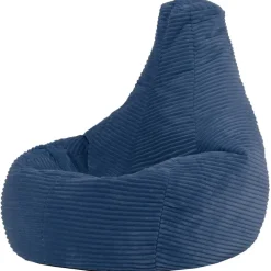 Zitzakken-icon Kinderzitzakken Dalton - Corduroy Zitzak - Denimblauw