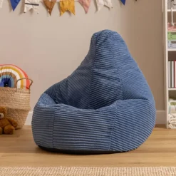 Zitzakken-icon Kinderzitzakken Dalton - Corduroy Zitzak - Denimblauw