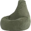 Zitzakken-icon Kinderzitzakken Dalton - Corduroy Zitzak - Saliegroen