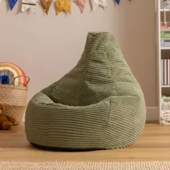 Zitzakken-icon Kinderzitzakken Dalton - Corduroy Zitzak - Saliegroen