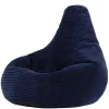 icon Kinderzitzakken Dalton - Corduroy Zitzak - Marineblauw
