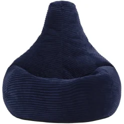 icon Kinderzitzakken Dalton - Corduroy Zitzak - Marineblauw