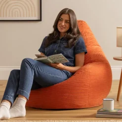 icon Zitzak Dalton - Corduroy Zitzak Volwassenen - Oranje