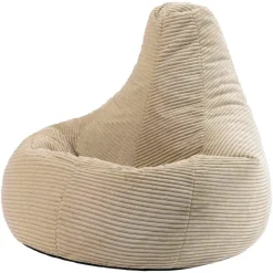 icon Zitzak Dalton - Corduroy Zitzak Volwassenen - Beige