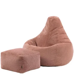 Zitzakken-icon Zitzak en Poef Dalton - Corduroy Zitzak - Oud roze