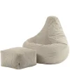 icon Zitzak en Poef Dalton - Corduroy Zitzak - Beige