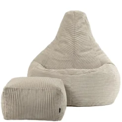 icon Zitzak en Poef Dalton - Corduroy Zitzak - Beige