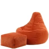 Zitzakken-icon Zitzak en Poef Dalton - Corduroy Zitzak - Oranje
