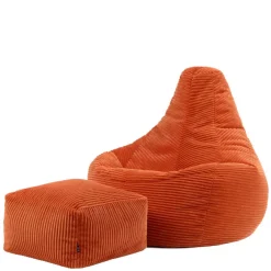 Zitzakken-icon Zitzak en Poef Dalton - Corduroy Zitzak - Oranje