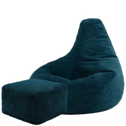 Zitzakken-icon Zitzak en Poef Dalton - Corduroy Zitzak - Blauwgroen