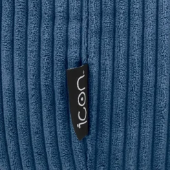Zitzakken-icon Zitzak en Poef Kingston - Corduroy Zitzak - Denimblauw