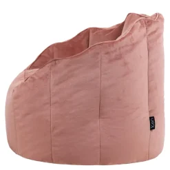 Zitzakken-icon Zitzak en Poef Sirena - Zitzak Velvet - Oud roze