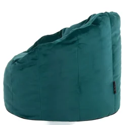 icon Zitzak en Poef Sirena - Zitzak Velvet - Blauwgroen