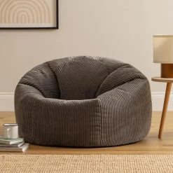 icon Zitzak Kingston - Corduroy Zitzak Volwassenen - Houtskool