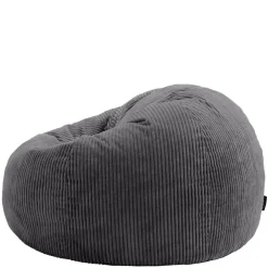 icon Zitzak Kingston - Corduroy Zitzak Volwassenen - Houtskool