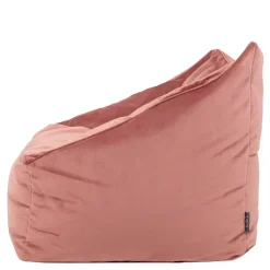icon Zitzak Natalia - Fluwelen Zitzakfauteuil - Oud roze