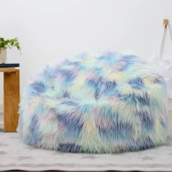 Zitzakken-icon Zitzak Unicorn - Zitzak van Imitatiebont - Unicorn
