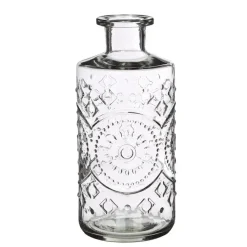 Vazen-Ideas 4 Seasons Ideas4Seasons Flesvaas Berlin - glas - transparant - D9 x H21 cm