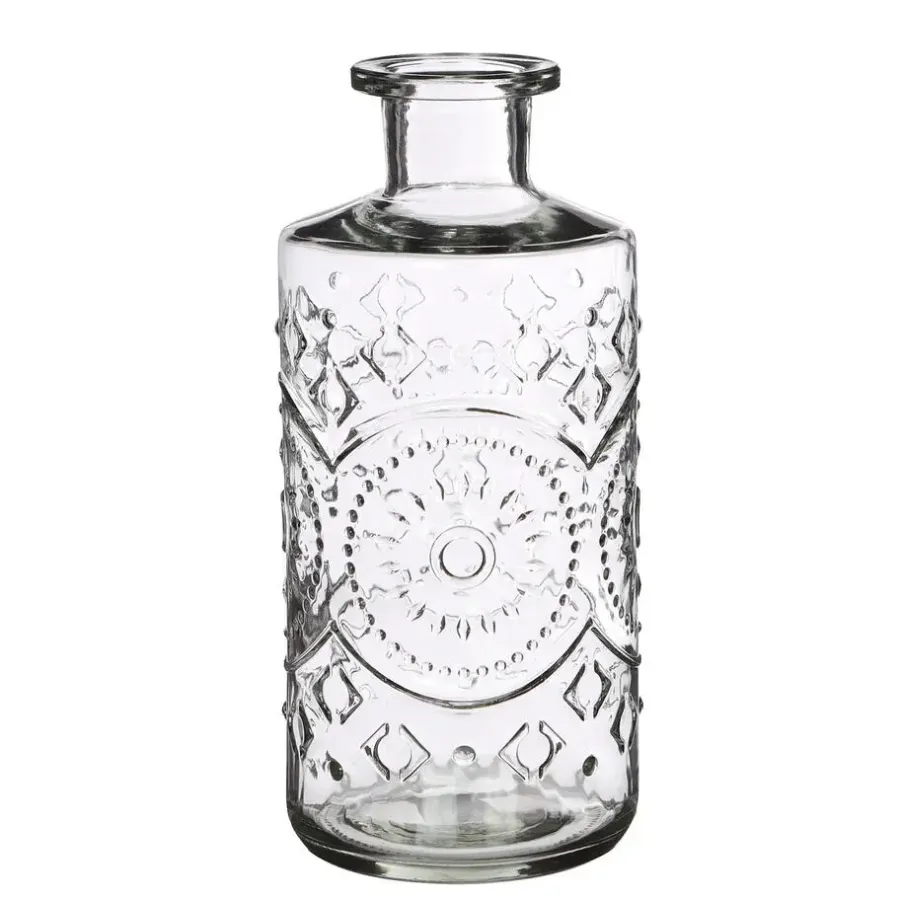 Vazen-Ideas 4 Seasons Ideas4Seasons Flesvaas Berlin - glas - transparant - D9 x H21 cm