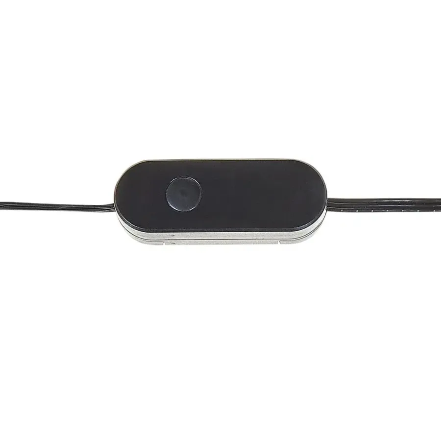 Kerstverlichting-Beliani IGALIKU - LED kerstverlichting - Zwart - 2700 cm - PVC