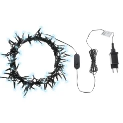 Kerstverlichting-Beliani IGALIKU - LED kerstverlichting - Zwart - 1350 cm - PVC