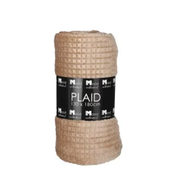 Plaids-In the Mood Collection Joanne Plaid - L180 x B130 cm - Lichtbruin