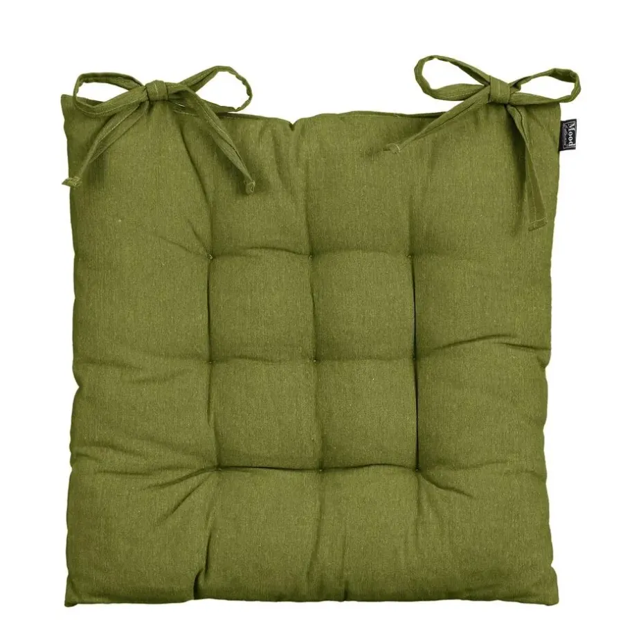 Tuinstoelkussens-In the Mood Collection Paddy Stoelkussen - L46 x B46 cm - Groen