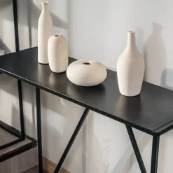 Sidetables-Nordlys Industriële zwarte metalen consolestijl