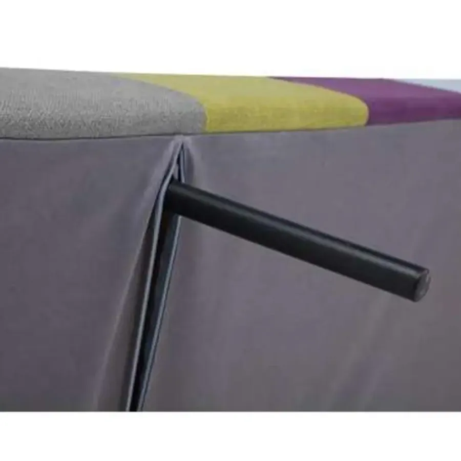 Slaapbanken|Slaapbanken-Beliani INGARO - Slaapbank 3-zits - Multicolor - Polyester