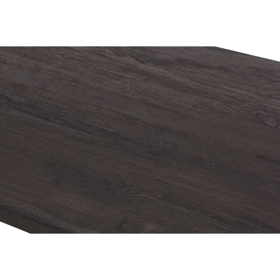 Rechthoekige Eettafels-Interiax Eettafel 'Oliver' 180 cm Decor Donkerbruin