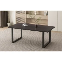 Interiax Eettafel 'Oliver' 200 cm Decor Donkerbruin