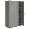 Interiax Kledingkast 'Amelie' - Grijze Eik - 3 Deurs - 180x120x54 cm