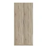 Interiax Kledingkast 'Mila' - Sonoma Eik - 2 Deurs - 180x80x42 cm
