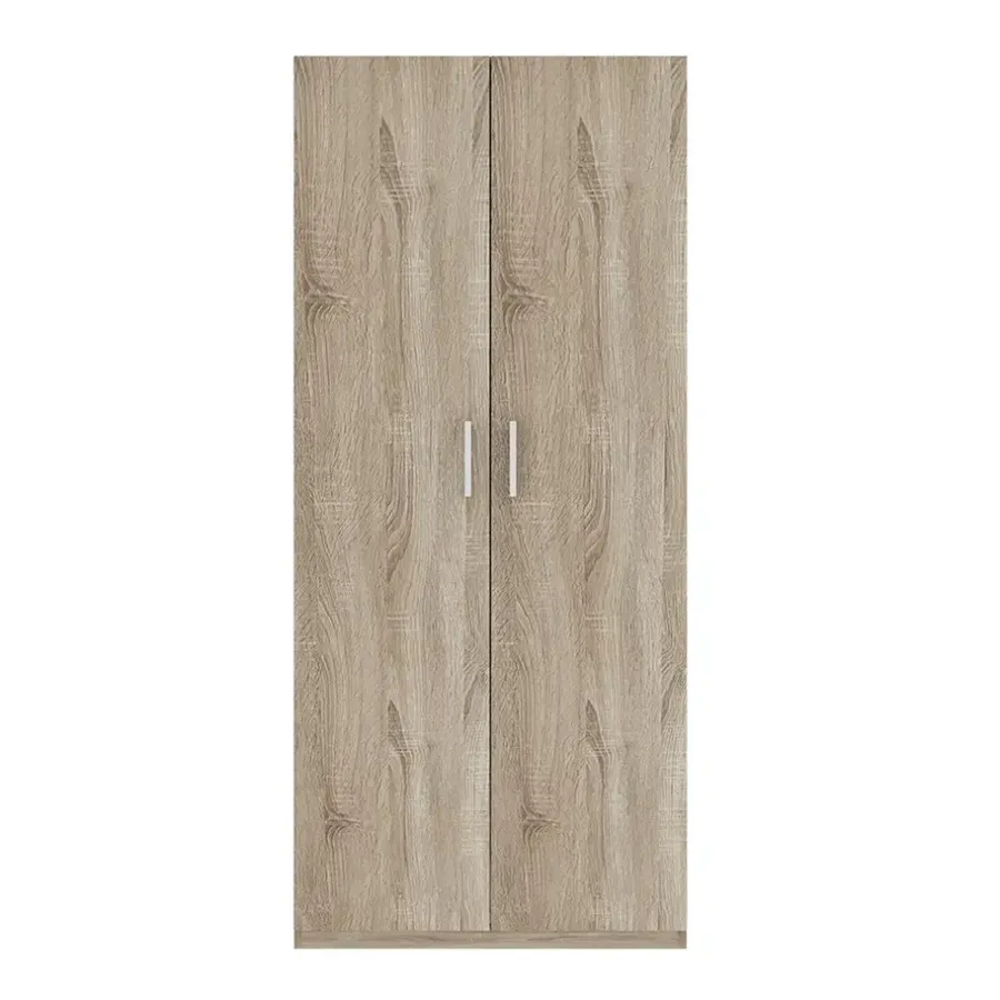 Interiax Kledingkast 'Mila' - Sonoma Eik - 2 Deurs - 180x80x42 cm