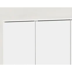 Kledingkasten|Kledingkasten-Interiax Opbergkast - Kledingkast 'Amelie' - Wit - 3 Deurs - 180x120x40cm