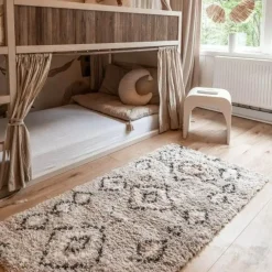 Interieur05 Berber Vloerkleed Ikat grijs/beige - 230 x 160 cm