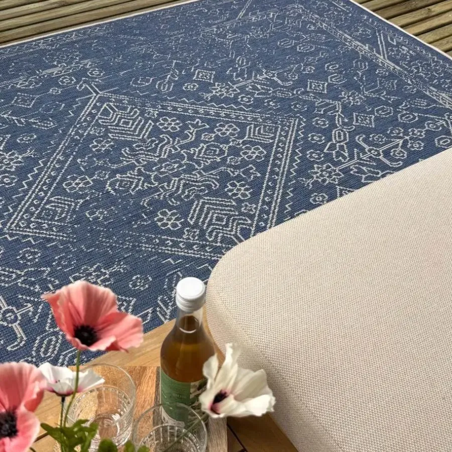 Interieur05 buitenkleed blauw Nova - 290 x 200 cm