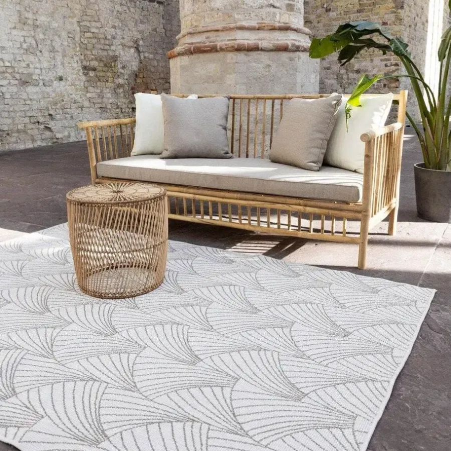 Buiten Vloerkleden|Buiten Vloerkleden-Interieur05 Buitenkleed Deco bruin/grijs - 230 x 160 cm