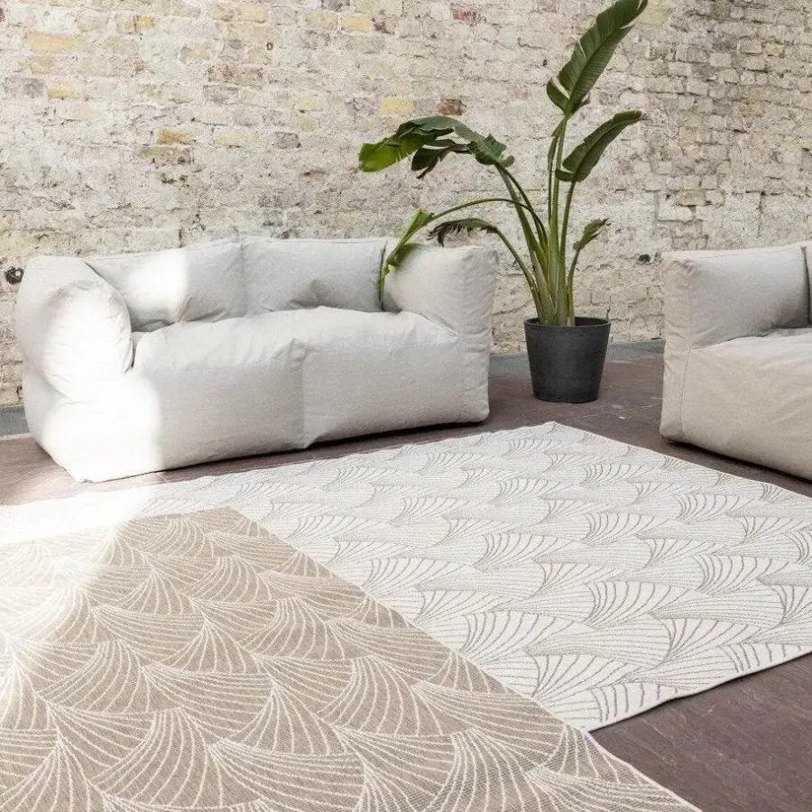 Buiten Vloerkleden|Buiten Vloerkleden-Interieur05 Buitenkleed Deco bruin/grijs - 230 x 160 cm
