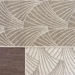 Interieur05 Buitenkleed Deco bruin/grijs - 290 x 200 cm