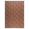 Interieur05 Buitenkleed Deco roest/wit - 230 x 160 cm