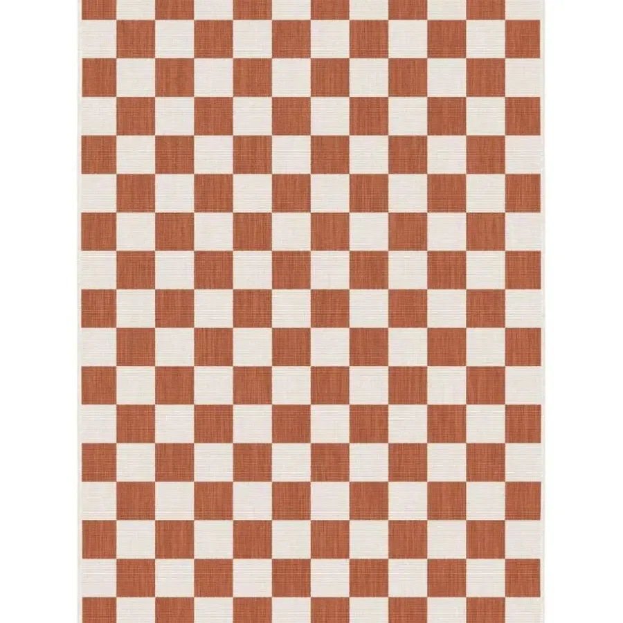 Interieur05 buitenkleed roest Level - 340 x 240 cm