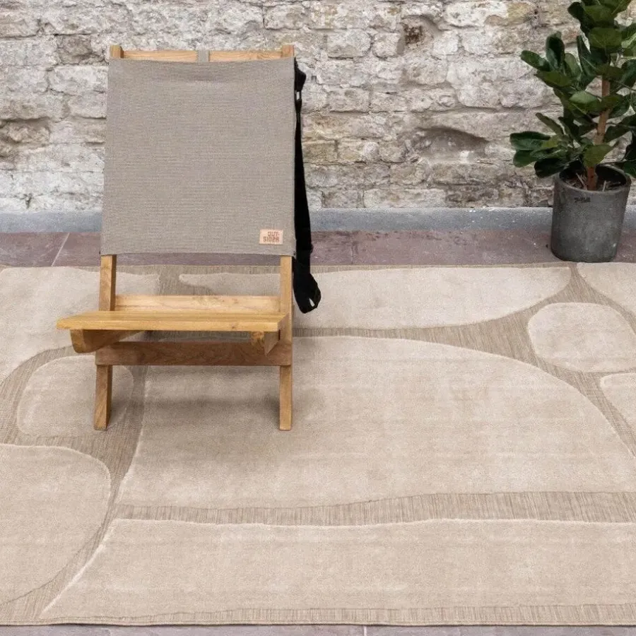 Buiten Vloerkleden|Buiten Vloerkleden-Interieur05 buitenkleed Stone bruin - 230 x 160 cm