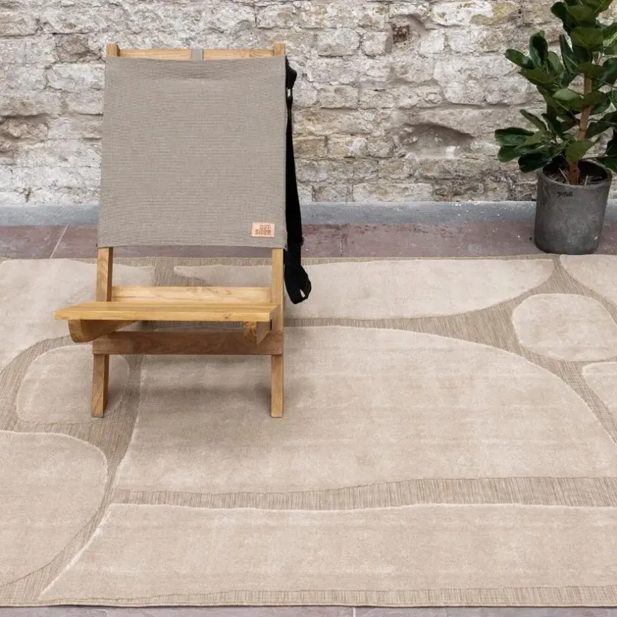 Buiten Vloerkleden|Buiten Vloerkleden-Interieur05 buitenkleed Stone bruin - 230 x 160 cm